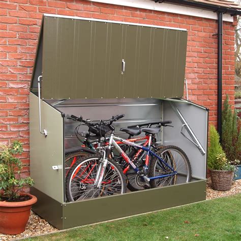 bike storage box metal|bike storage outside waterproof.